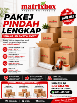 PAKEJ PINDAH LENGKAP – SENANG & JIMAT!